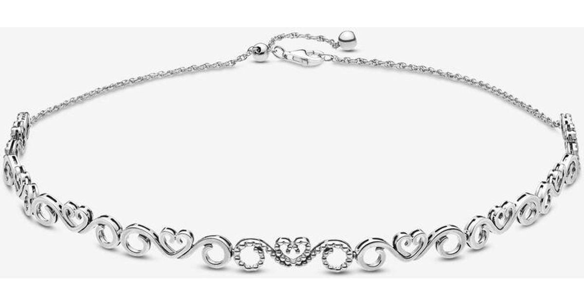 Pandora Sterling Silver Pandora Silver Choker Necklace PANDORA - Main Image