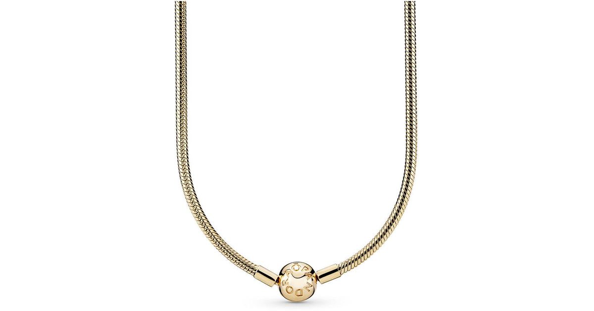 PANDORA 14k Gold Charm Necklace in 