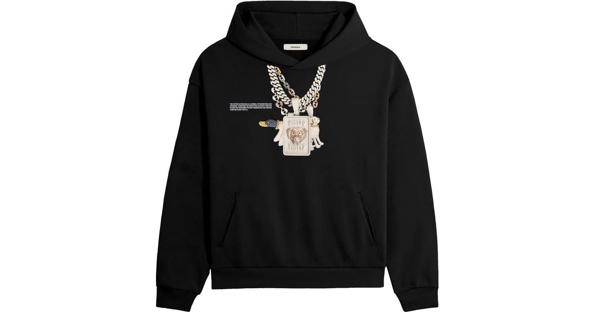 Pangaia black hoodie new arrivals