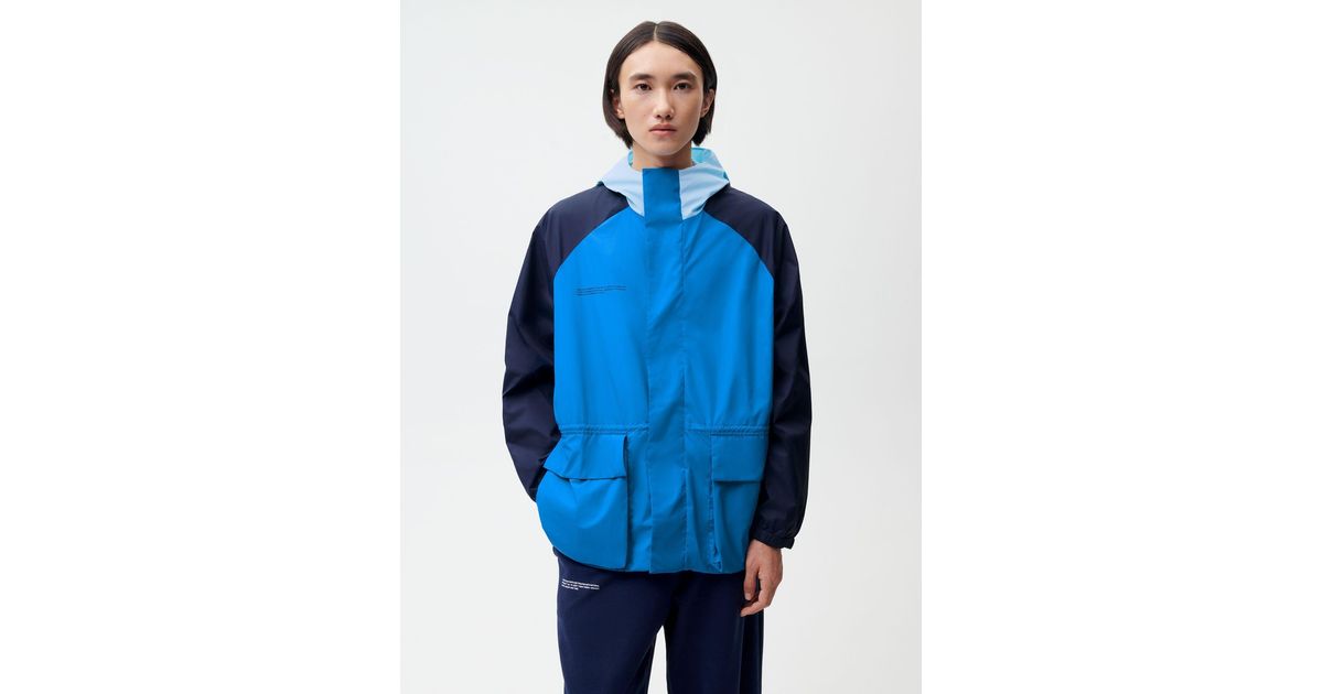PANGAIA Recycled Nylon Color Block Jacket in Blue for Men | Lyst UK