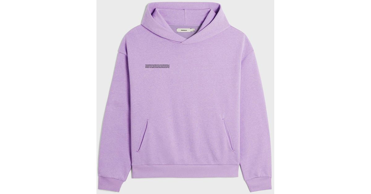 PANGAIA Cotton 365 Hoodie in Purple - Lyst