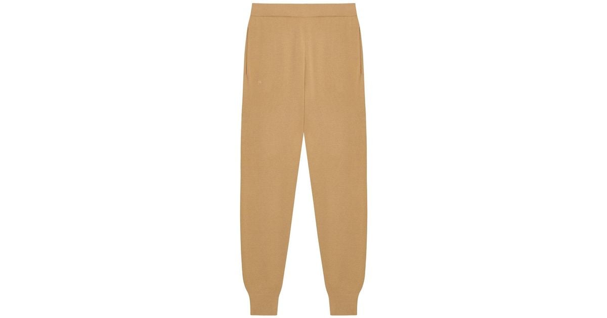 PANGAIA Regenerative Merino Wool Track Pants in Natural Lyst