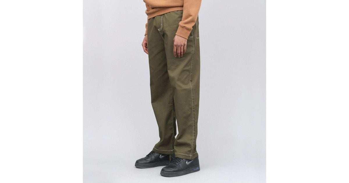 Butter Goods Schmidt Pants Army in Green for Men - Lyst