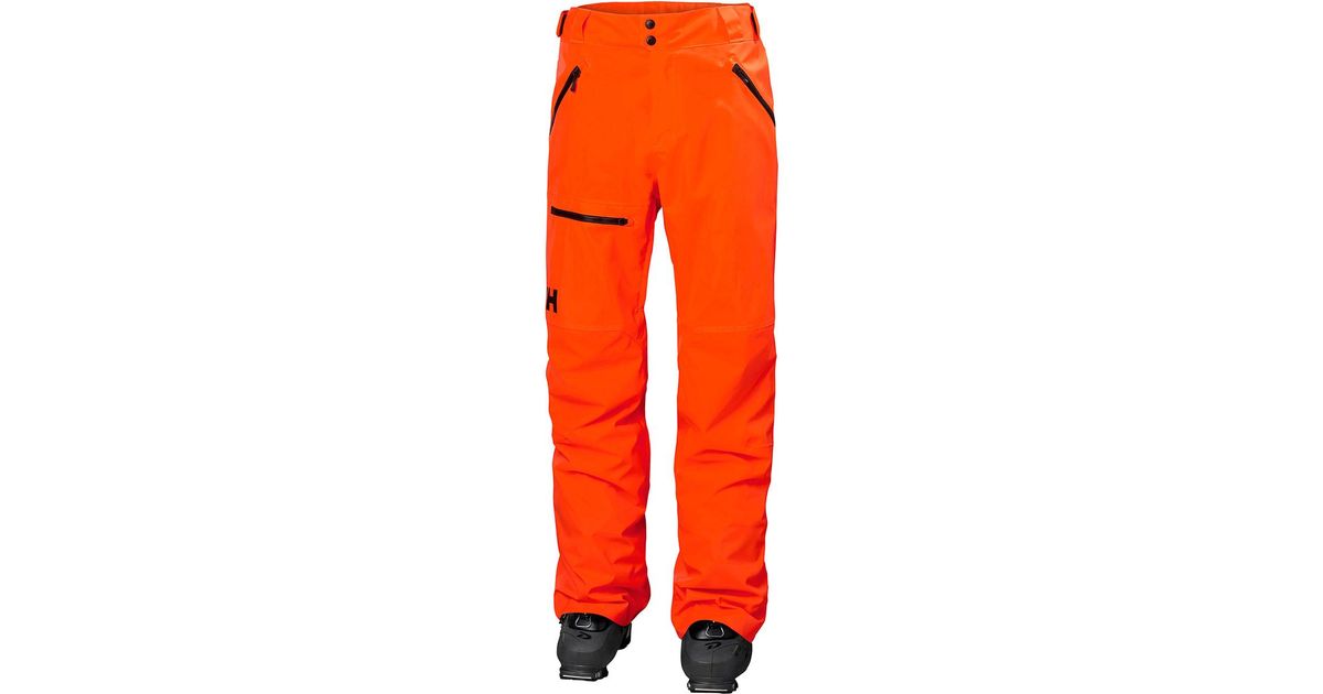 Helly Hansen Sogn Cargo Pant in Orange for Men Lyst