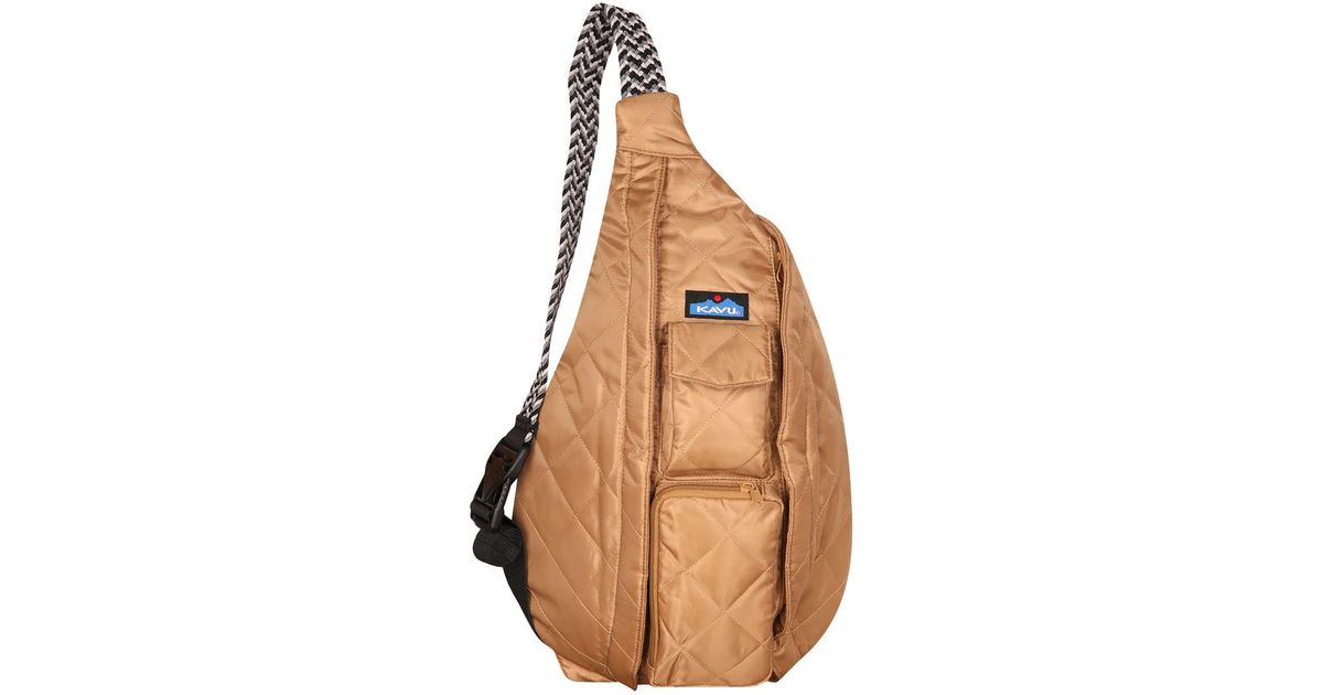 Kavu Rope Puff Bag in Natural Lyst