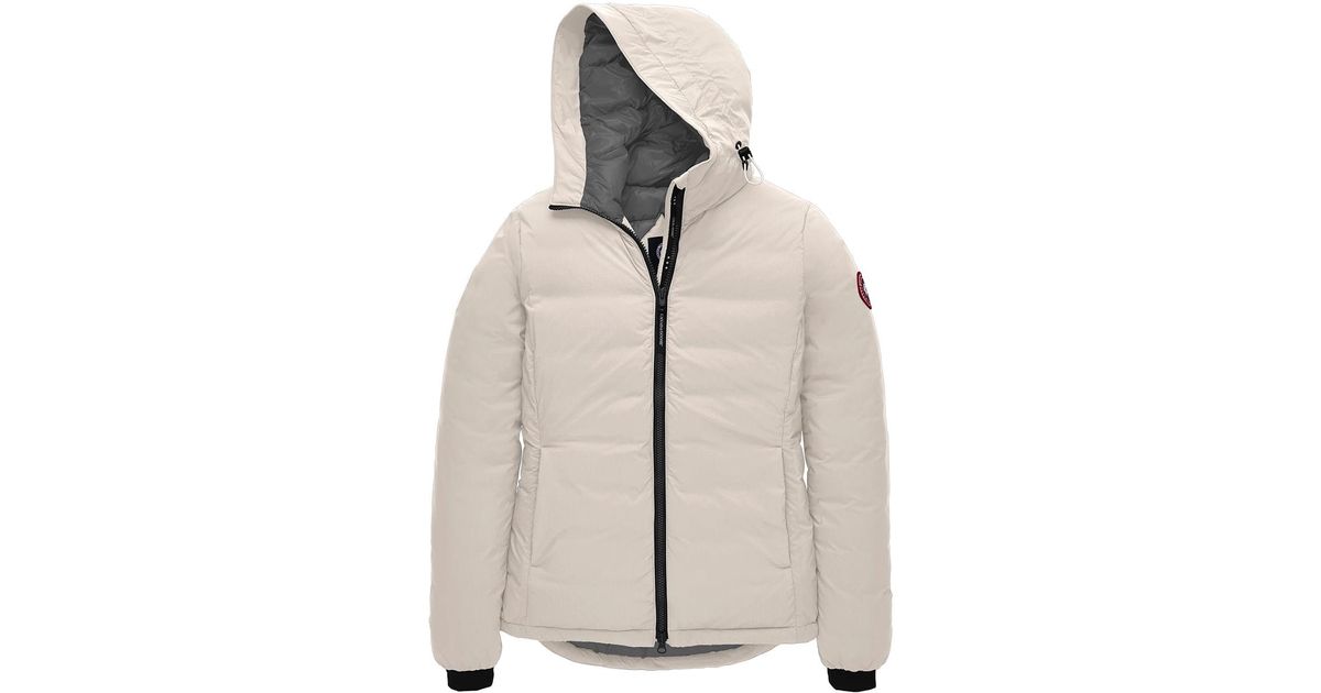 Canada Goose Wo Camp Hoody Matte Finish in Natural | Lyst