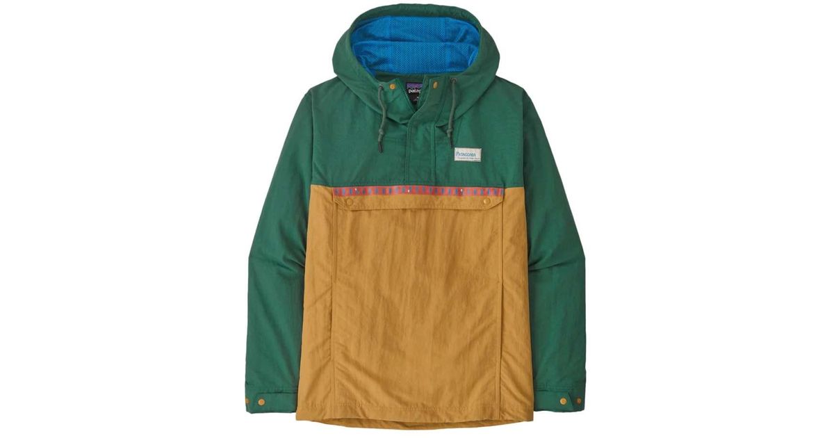 Patagonia Isthmus Anorak Pullover Isthmus Anorak Pullover in Green for ...