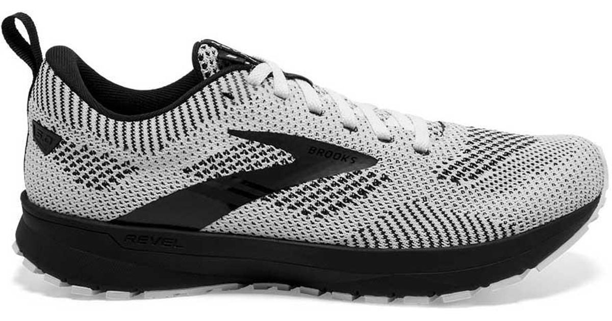 Brooks Wo Revel 5 Running Shoes in WhiteBlack (Black) Lyst