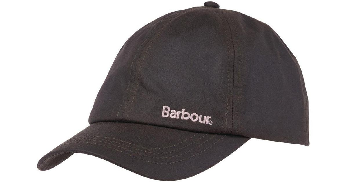 barbour wax sports cap olive