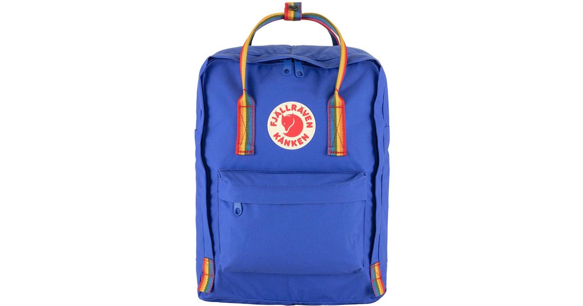 Fjallraven Fjallraven Kanken Classic Backpack Rainbow Pattern in Blue