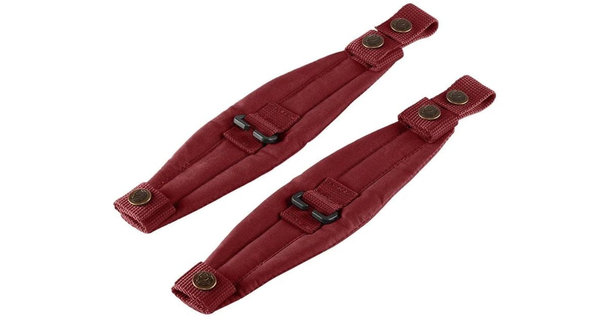 Fjallraven Fjallraven Kanken Mini Shoulder Pads in Red Lyst UK