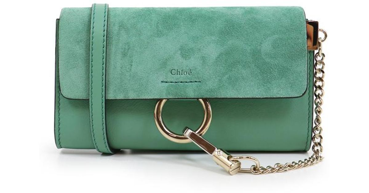 chloe green handbag