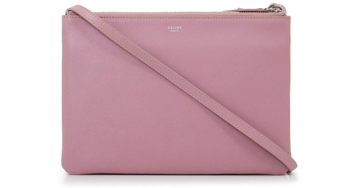 celine trio bag pink