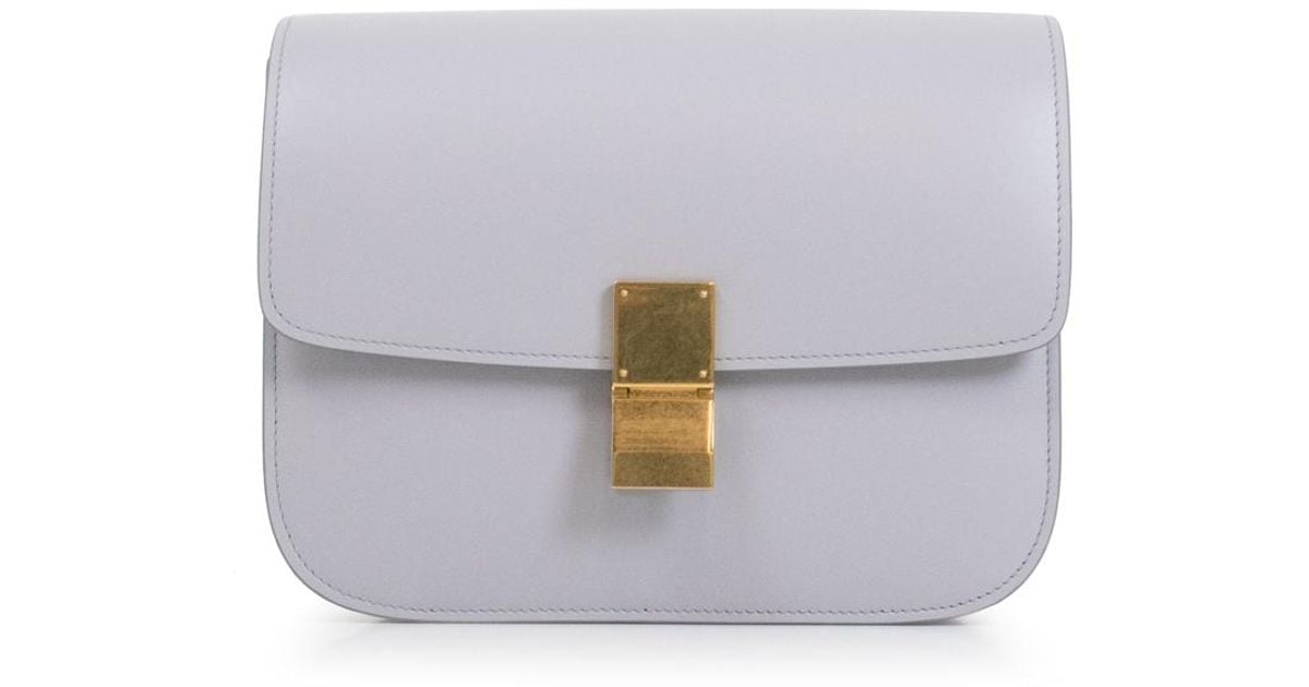 celine box bag grey