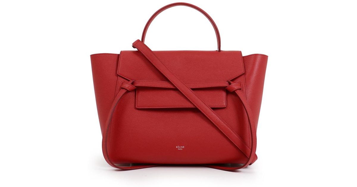 celine red bag