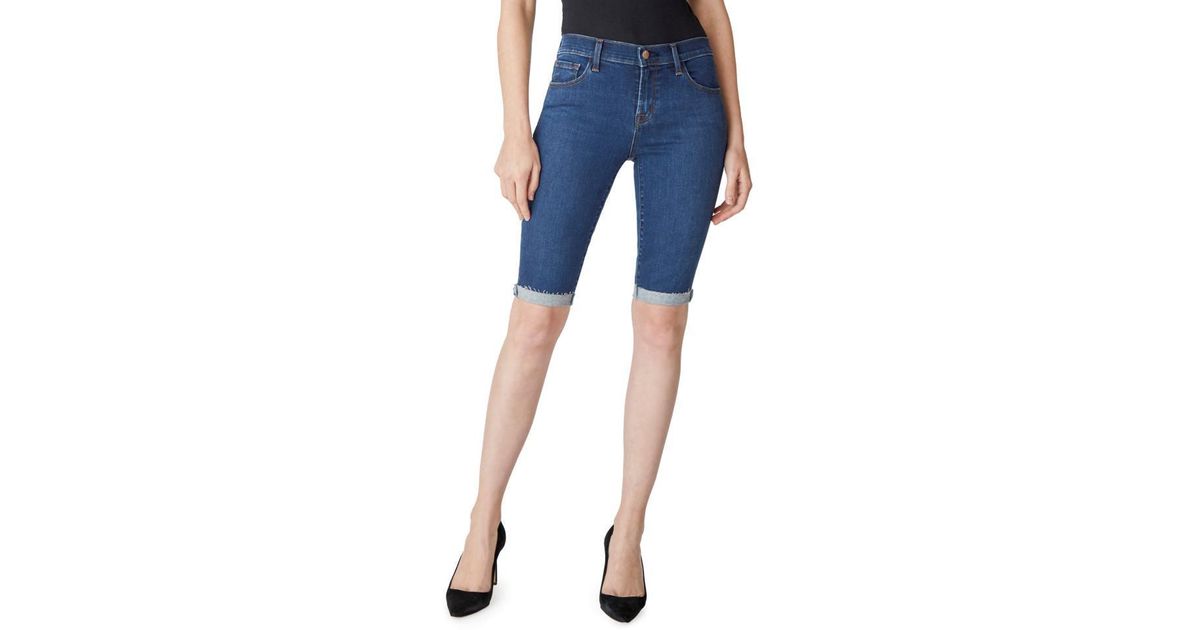 J Brand Cotton 811 Bermuda Mid-rise 