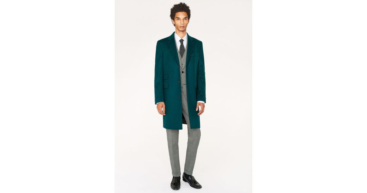 green overcoat mens