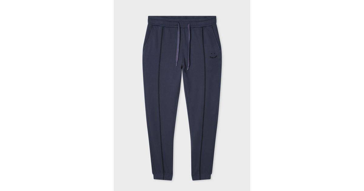 VIP【関税送料無料】希少 PAUL SMITH COTTON SWEATPANTS Paul Smith】☆送料・関税込☆ストライプスウェットパンツ (Paul