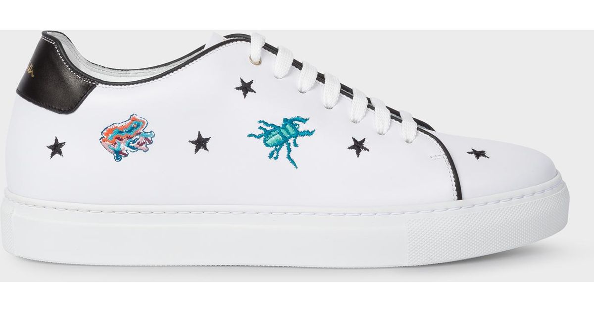 paul smith basso trainers white