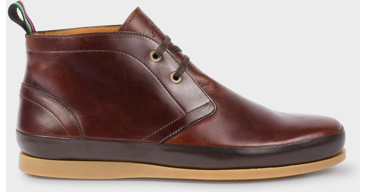 paul smith cleon boots brown