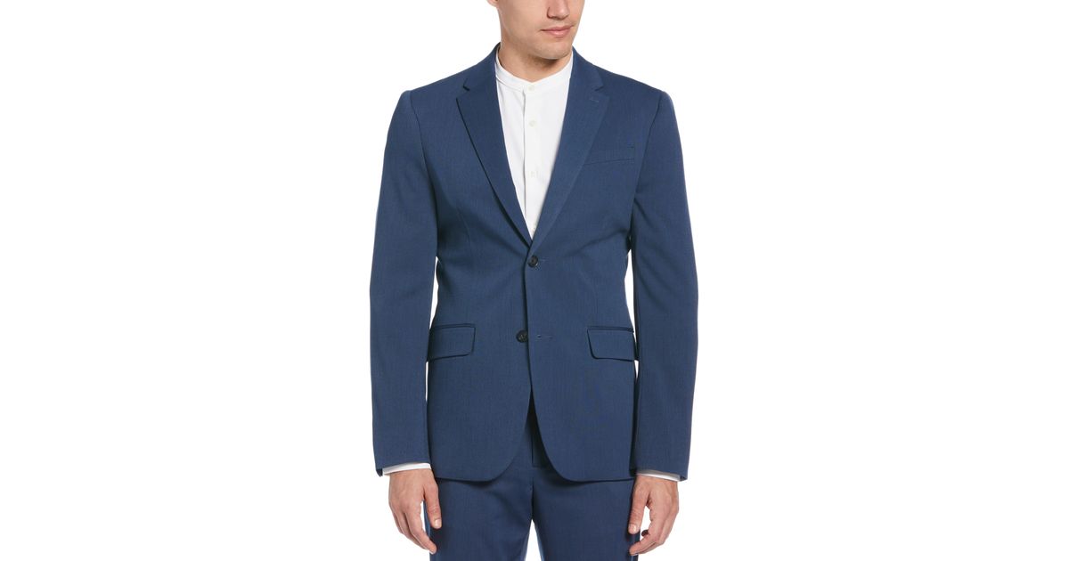 Perry Ellis Slim Fit Performance Tech Suit Jacket in Blue for Men Lyst