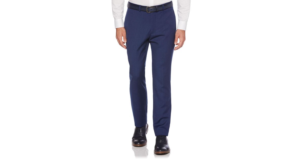 Perry Ellis Wool Slim Fit Pindot Suit 