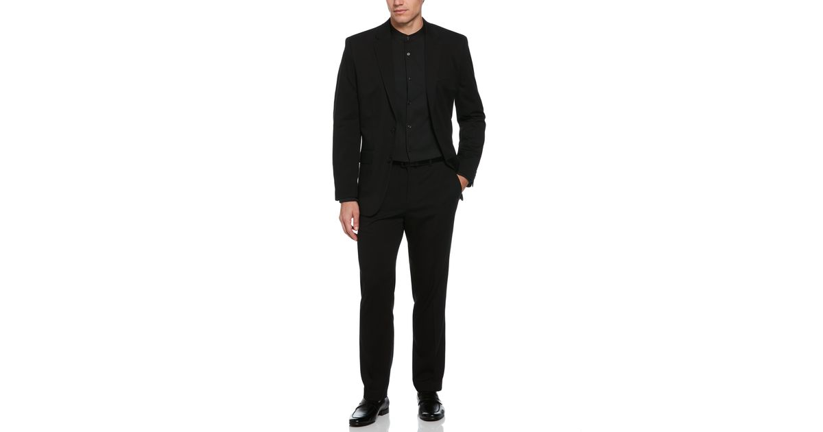 Perry Ellis Black Performance Tech Suit for Men | Lyst