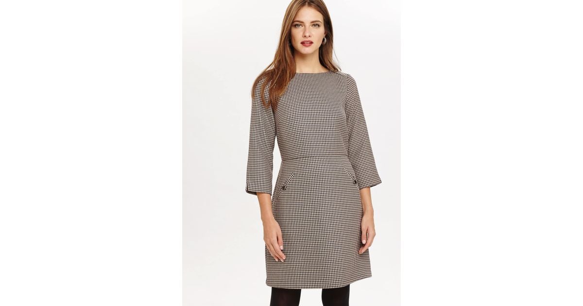 phase eight heritage check dress