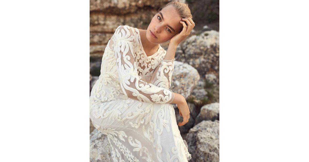 Phase Eight Synthetic Aubrina Tapework Wedding Dress Lyst