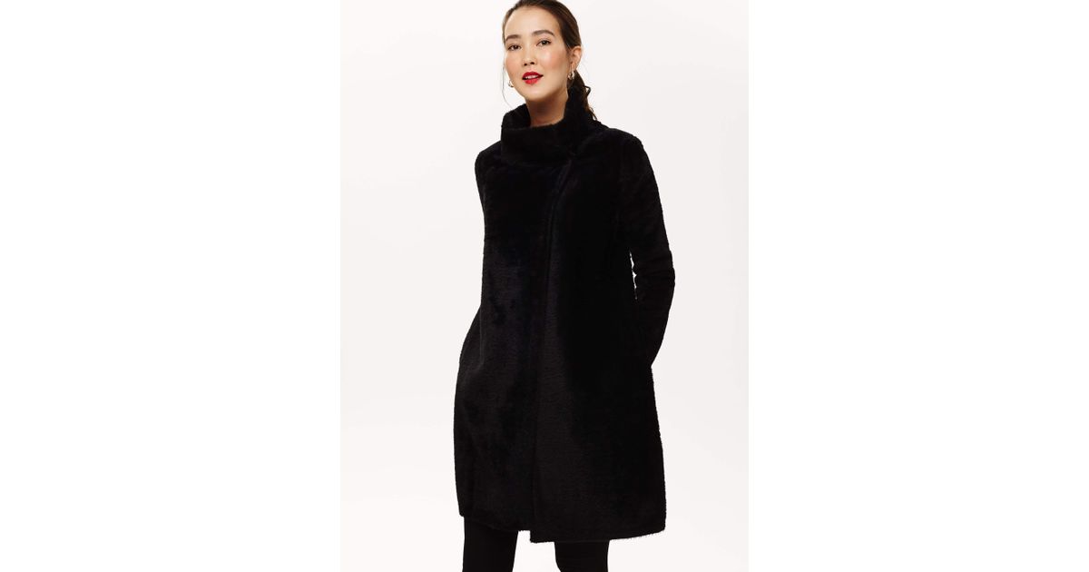 fiona fluffy knit coatigan