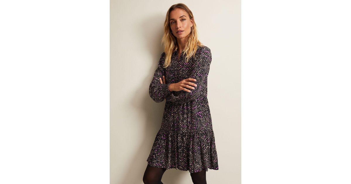 Snake print swing dress shop