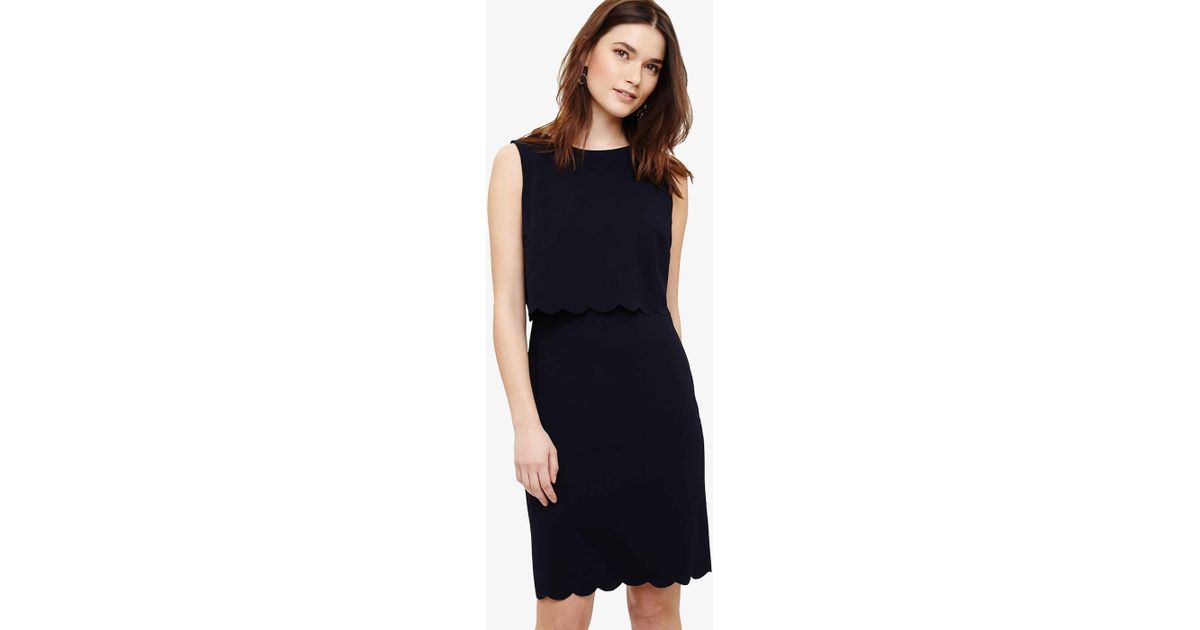 phase eight scallop dress