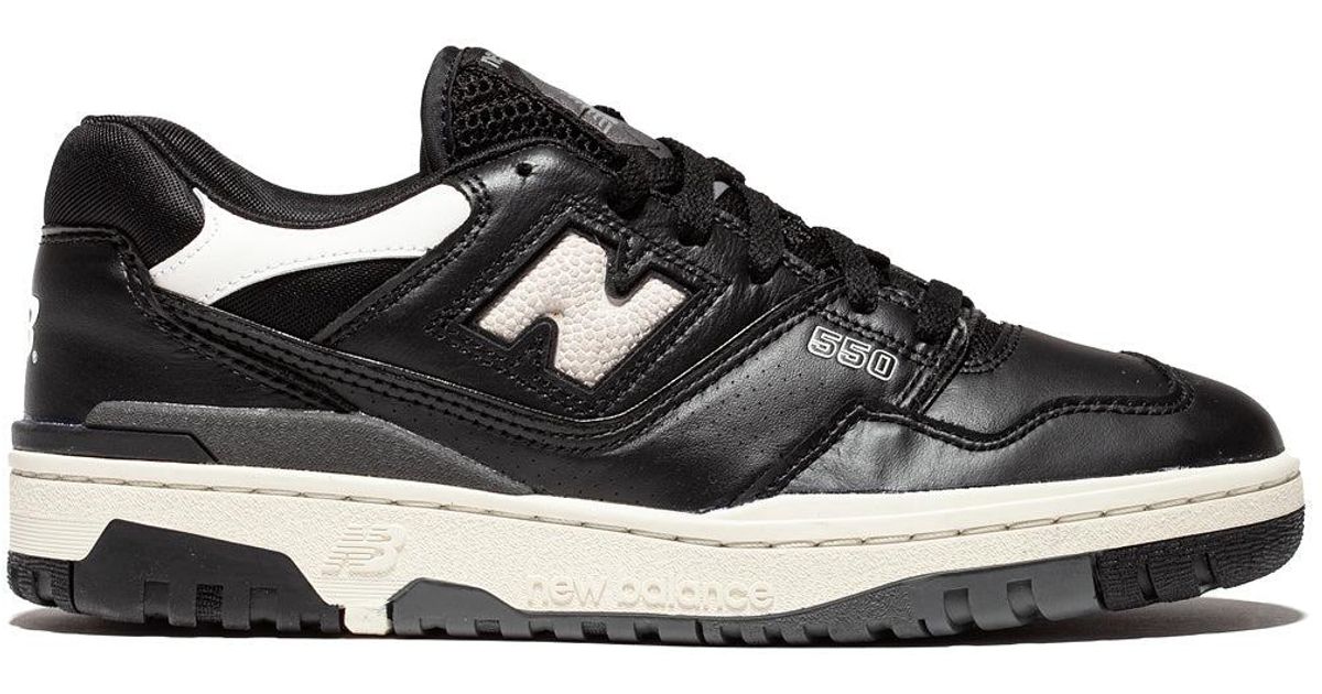 New Balance 550 Trainer in Black for Men Lyst UK