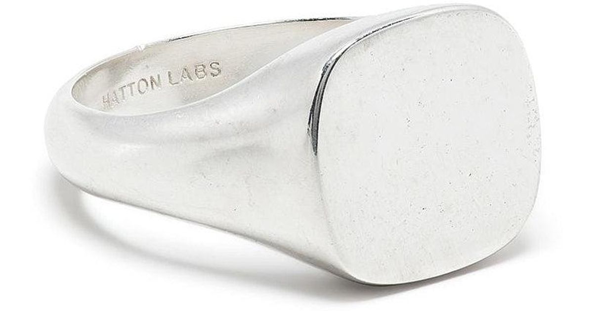 Hatton Labs Hl Ring in Silver (Metallic) for Men Lyst