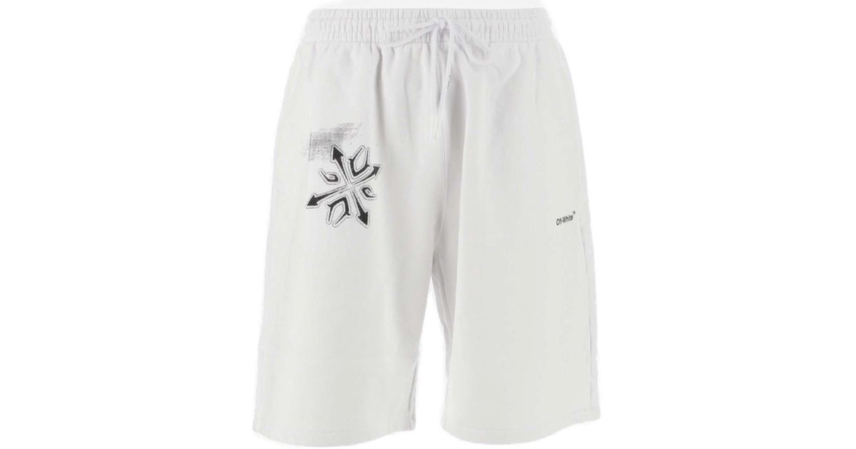 Graphic Printed Sweat Shorts - Men 