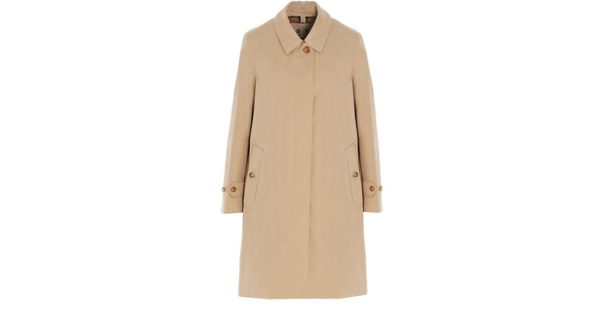 Burberry Cotton Pimlico Trench Coat - Women in Beige (Natural) | Lyst