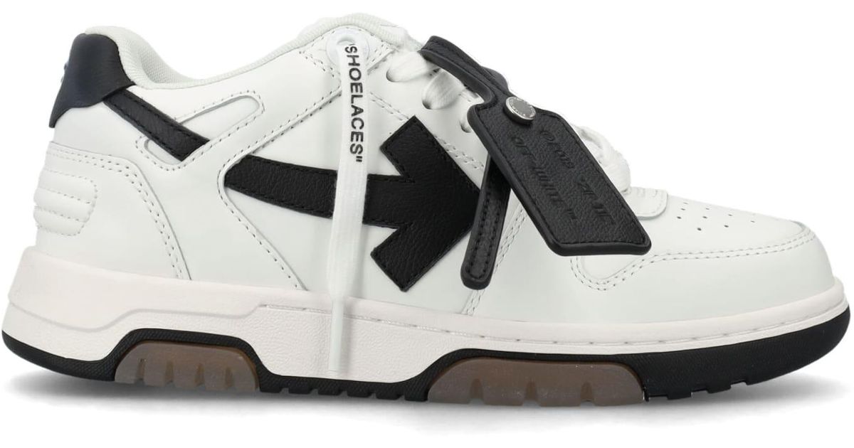 Off-White c/o Virgil Abloh Out Of Office Calf Leather Sneakers in White ...