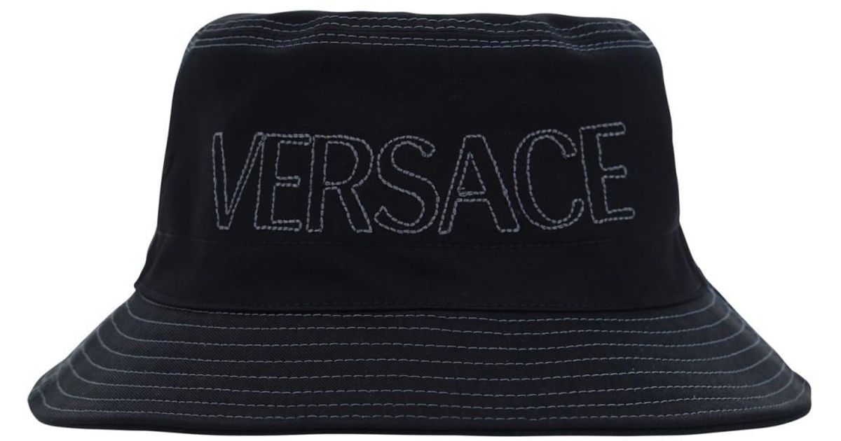 Versace Hat in Black for Men Lyst
