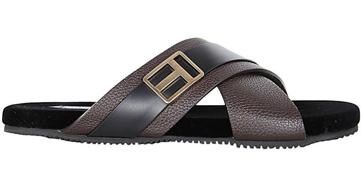 Tom Ford Men's Sandals in Chocolate (Brown) for Men Save 46 Lyst UK