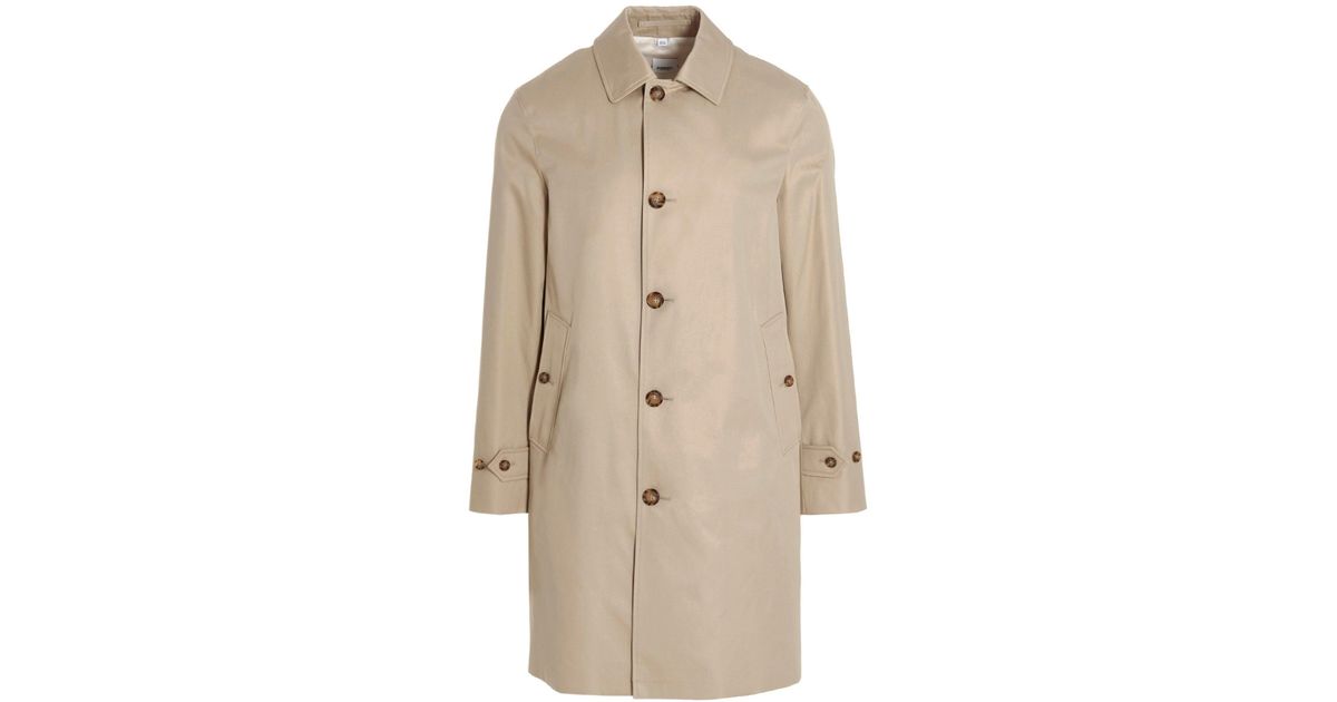 Burberry Cotton Paddington Trench Coat in Beige (Natural) for Men ...