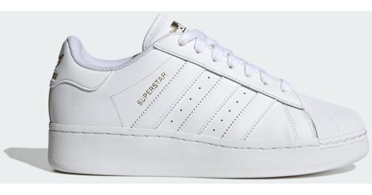 White Shoes adidas Lyst | Superstar in