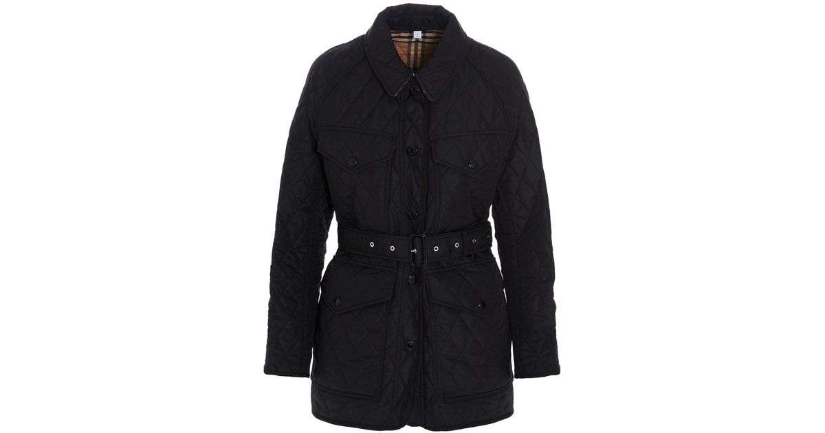 Burberry Synthetic Kemble Jacket - Women in Black | Lyst