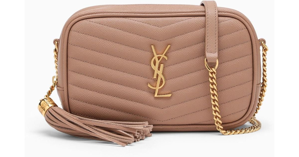 Lou mini bag in online raffia and vintage leather