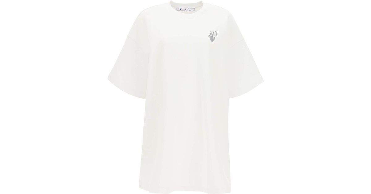 Off-White c/o Virgil Abloh Cotton Arrow Chine Flowers Print Mini ...