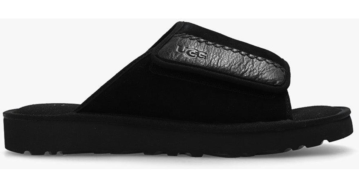 UGG Black 'goldencoast' Slides Lyst