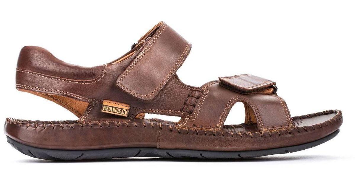Pikolinos Leather Sandals Tarifa 06j in Brown for Men - Lyst