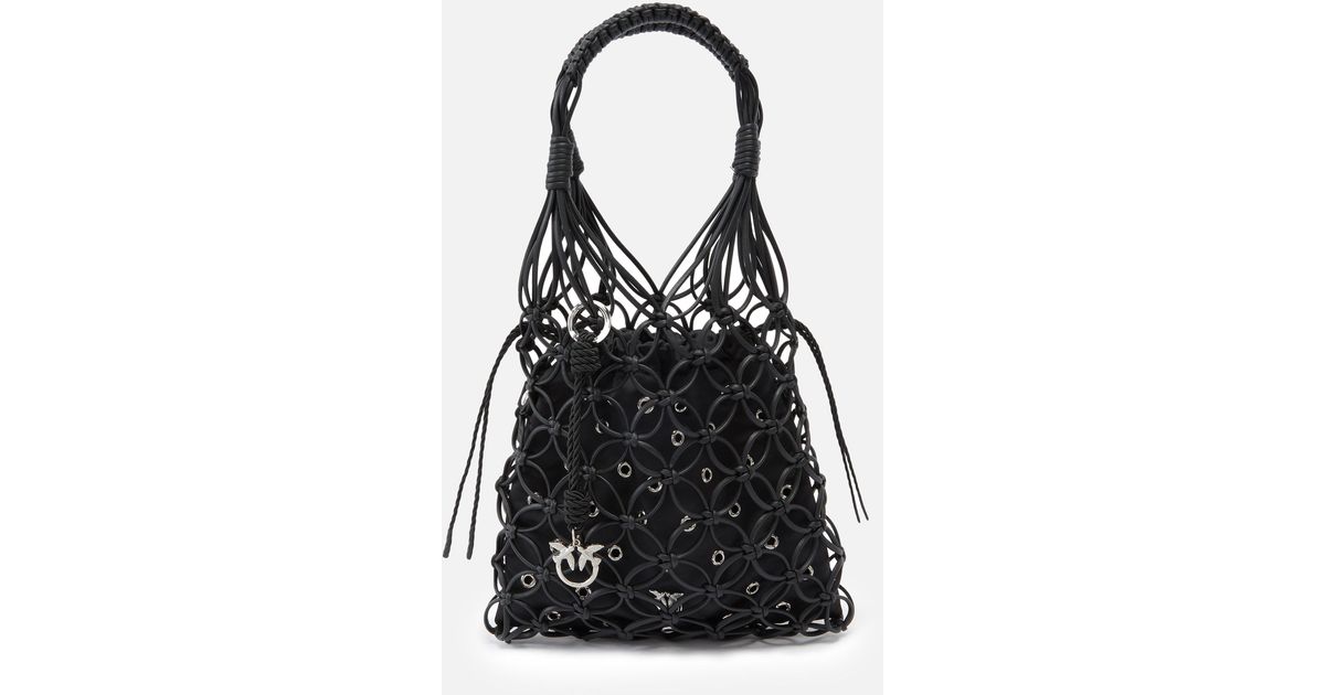 ハンドバッグ Pinko Evening Handbag With Mesh And Eyelets Evening handbag with mesh and eyelets PINKO → Shop Online