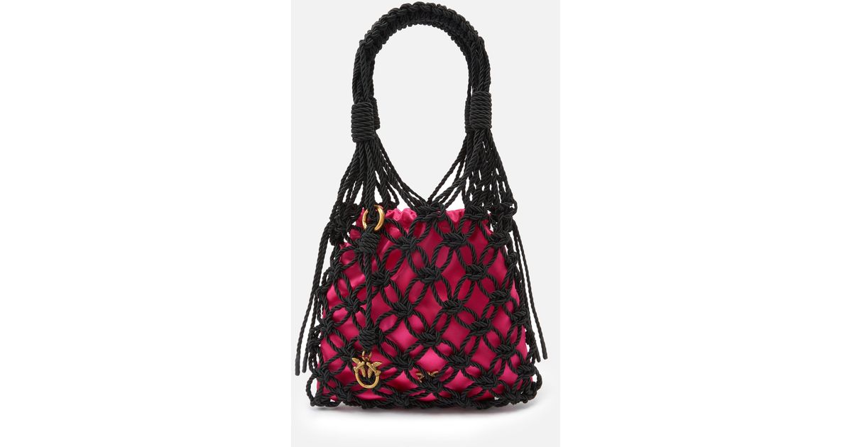 ハンドバッグ PINKO evening handbag with mesh and eyelets Evening handbag with mesh and eyelets PINKO → Shop Online