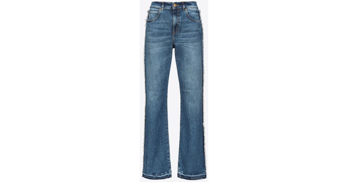 デニム・ジーパン PINKO Women Denim Pants 104601 A2DRPJO Blue Pinko Wide leg jeans - Blue - Women | 104601A2DRPJO | thebs.com