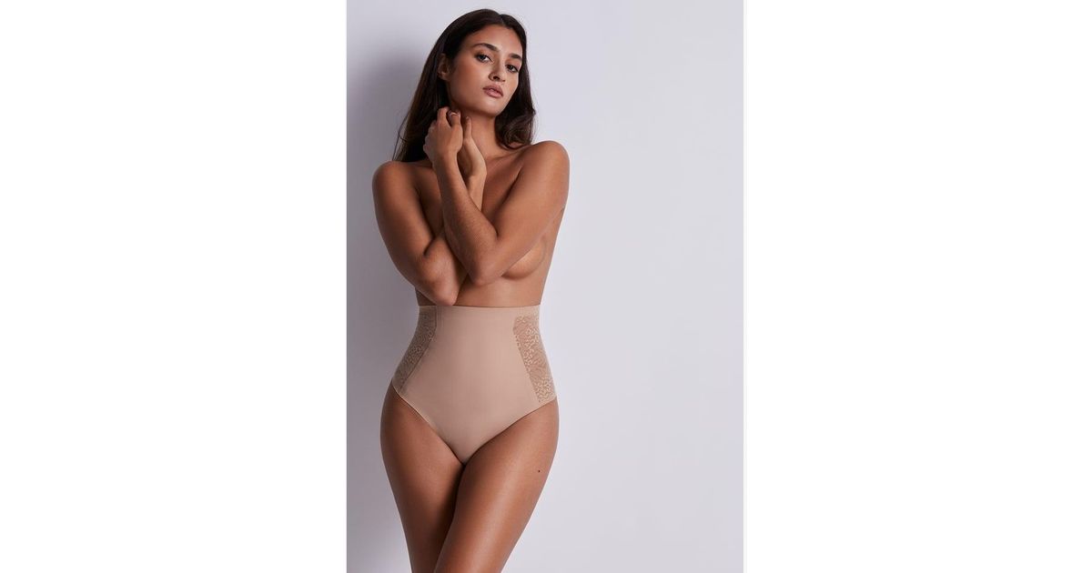 Culotte Très Haute Aubade en coloris Marron Lyst